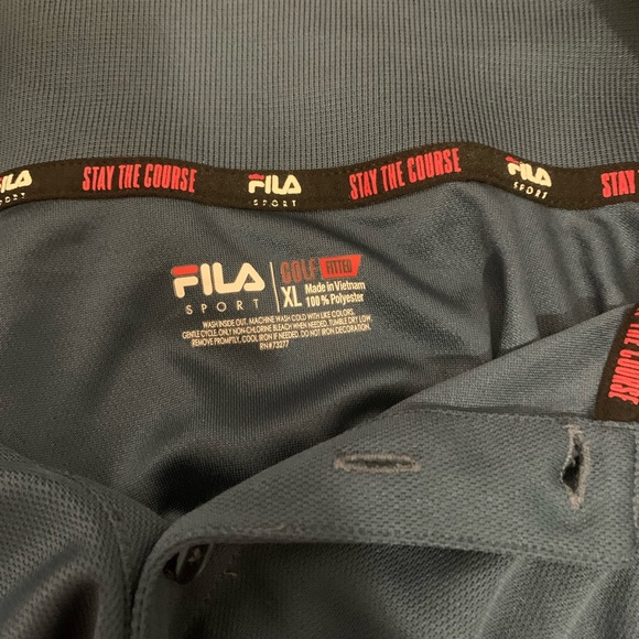 Fila short sleeve polo shirt size XL - Picture 4 of 4